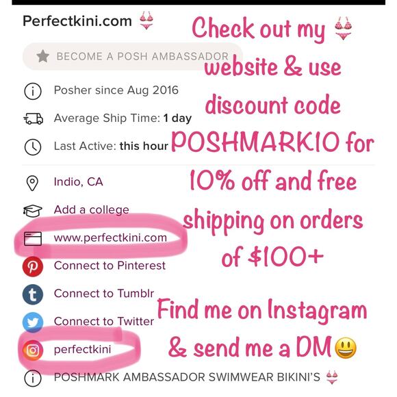 ViX Swim Firenze DIANE Detail Bikini Bottom - Blue Ocean - Minimal - Large - NWT - Picture 15 of 15